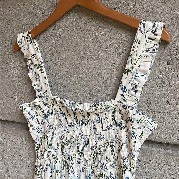 Zara floral ruched dress - Picture 3 of 6